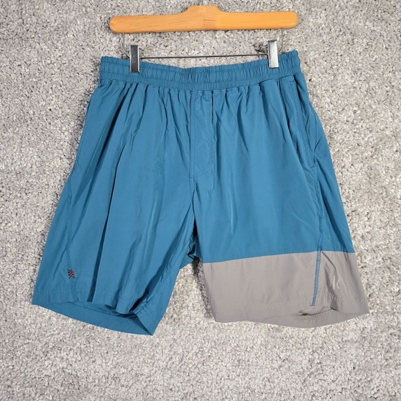 Rhone Men‎ Unlined Performance Shorts Size Large Blue Gym Active Lightweight - Picture 1 of 13